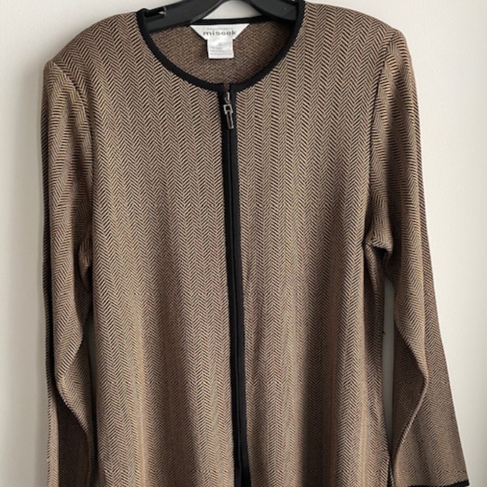 Exclusively MISOOK zippered cardigan